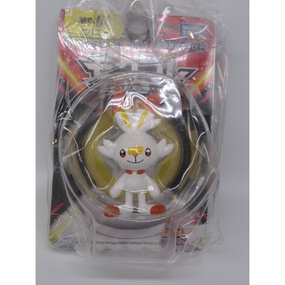 NEW Sealed Scorbunny Figure Pokemon Tomy Japan Import Monster Collection MS-04 - Picture 1 of 12